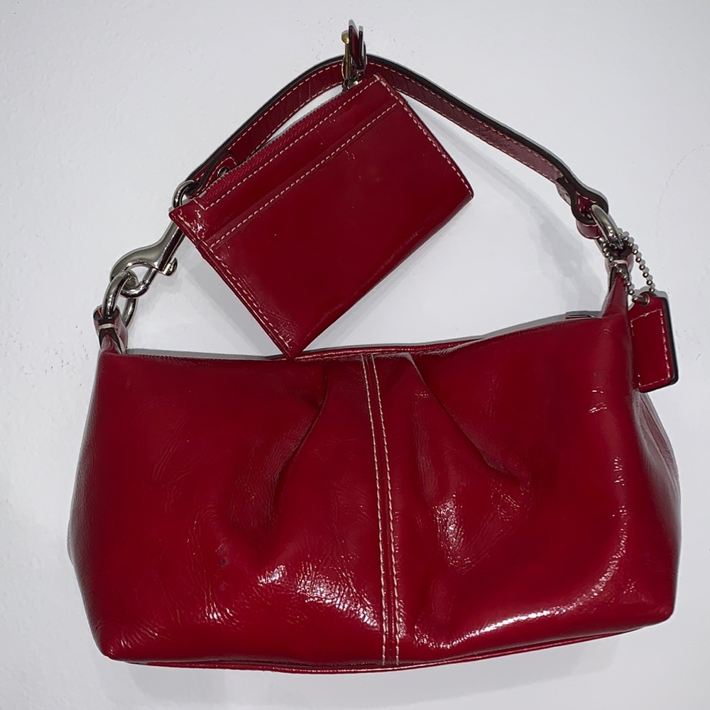 Red mini coach purse!